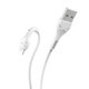 USB кабель Hoco X37, USB тип-A, Lightning, 100 см, 2,4 А, білий, #6931474710499 Прев'ю 1