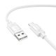 USB кабель Hoco X122, USB тип-A, micro-USB тип-B, 100 см, 2,4 А, белый, #6942007662215 Превью 1