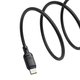 USB Cable Baseus Silky, (2xUSB type-C, 100 cm, 100 W, black, silicone) #P10377704113-00 Preview 1