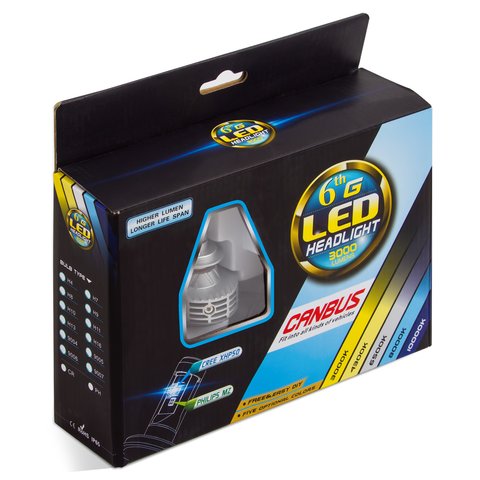 Juego de luces LED principales para coche UP-6HL (H7, 3000 lm, compatible con bus CAN) Vista previa  2