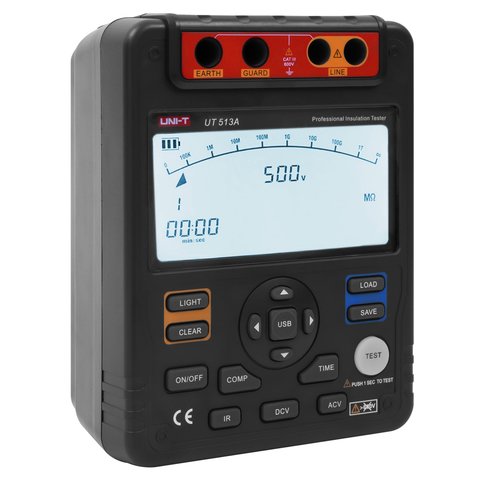 Megóhmetro UNI-T UT513A Vista previa  1