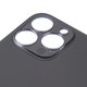 Panel trasero de carcasa puede usarse con iPhone 13 Pro Max, gris, no es necesario desmontar la cámara, Original (PRC), Graphite, big hole Vista previa  1