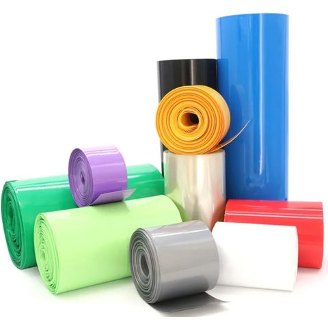 Термозбіжна трубка, 1 м, 125 мм, синя Прев'ю 1