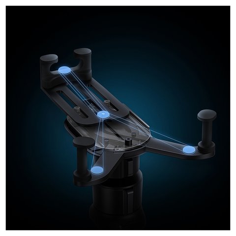 Автомобільний тримач Baseus Stable Series Air, чорний, на дефлектор, #SUWX020001 Прев'ю 5