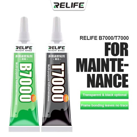 Клей-герметик RELIFE B7000, для приклеювання дисплея/сенсорного екрана, 15 мл, прозорий Прев'ю 1