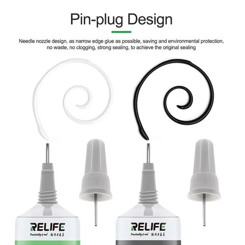 Клей-герметик RELIFE B7000, для приклеювання дисплея/сенсорного екрана, 15 мл, прозорий Прев'ю 3