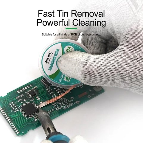 Стрічка для випаювання RELIFE RL-2030, (Ш) 2,0 мм, д. 3 м Прев'ю 1