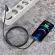 USB кабель Borofone BX51, USB тип-A, Lightning, 100 см, 2,4 А, чорний, #6931474743893 Прев'ю 3