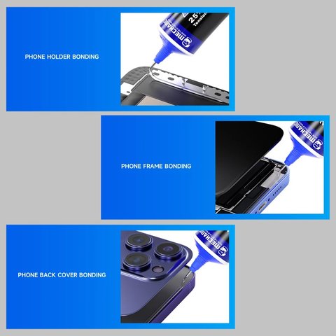 Клей Mechanic R7, высокотемпературный, черный, для приклеивания задних крышек, для дисплейных рамок, 60 мл Превью 3