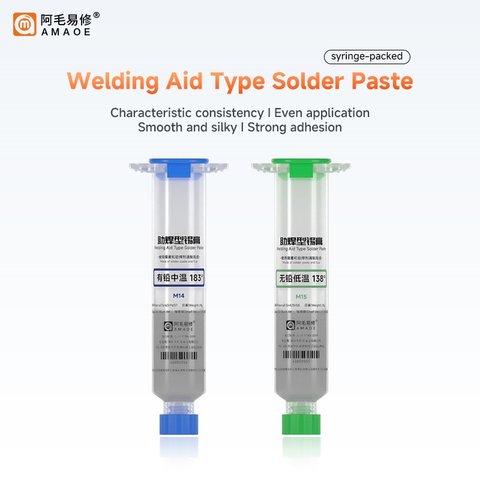 BGA паста Amaoe M15, 138 °C, 20 г Прев'ю 1