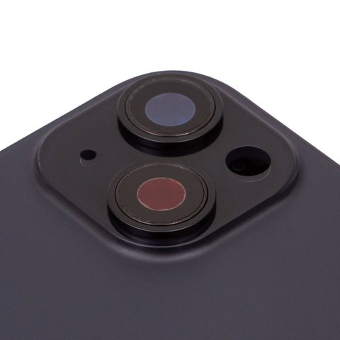 Корпус для iPhone 15 Plus, черный, с держателем SIM-карты, с боковыми кнопками, Original (PRC), EU version Превью 1