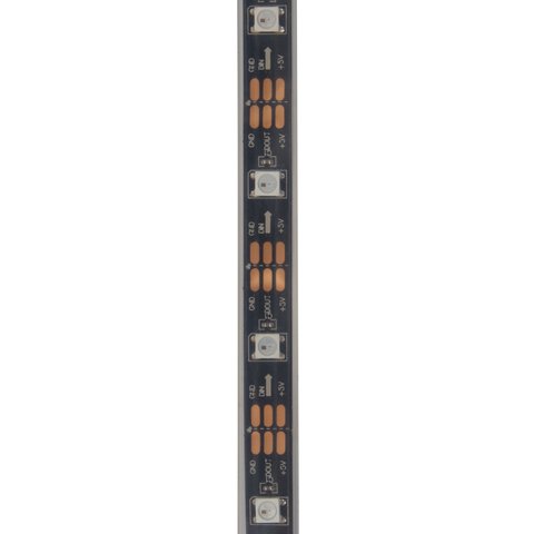 Светодиодная лента RGB SMD5050, WS2812B (c  управлением, IP67, 5 В, 30 диодов/м, 5 м) Превью 1