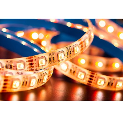 Tira de luces LED RGB+WW SMD5050 (300 diodos LED, IP65, 12 V, 5 m) Vista previa  1